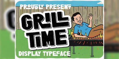 Grill Time Font Poster 1