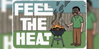 Grill Time Font Poster 2