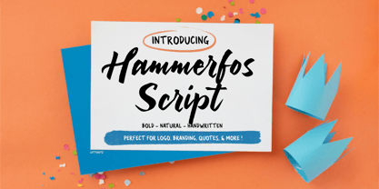 Hammerfos Font Poster 1