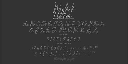 Wiptrik Hether Font Poster 8