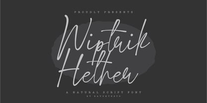 Wiptrik Hether Font Poster 1