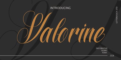 Valorine Font Poster 1