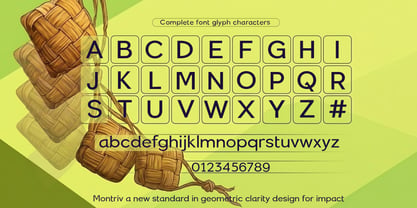 Montriv Font Poster 6