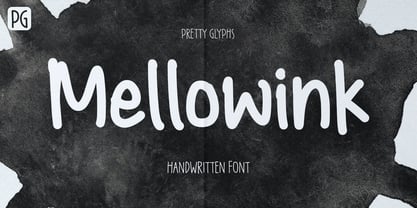 PG Mellowink Font Poster 1