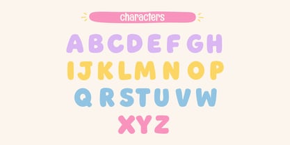Smiley Candy Font Poster 7