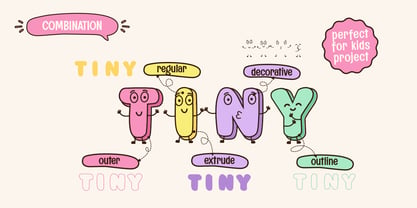 Smiley Candy Font Poster 2