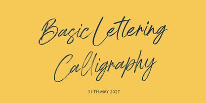 Pantograph Font Poster 3