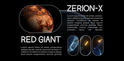 Blazionix Font Poster 3