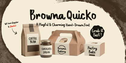 Browna Quicko Font Poster 1