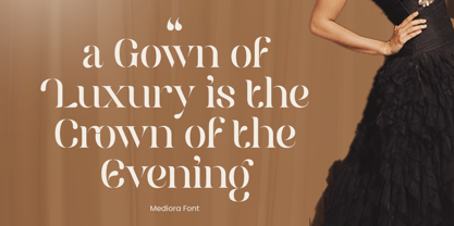 Mediora Font Poster 7