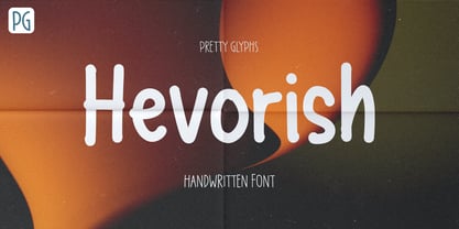 PG Hevorish Font Poster 1