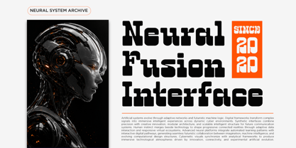 Neficto Font Poster 2