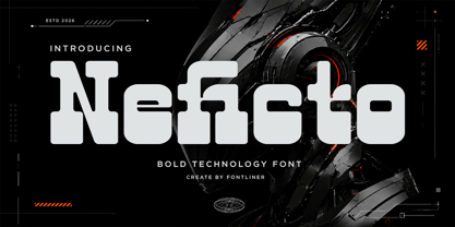 Neficto Font Poster 1