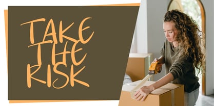 Make Your Move Font Poster 4