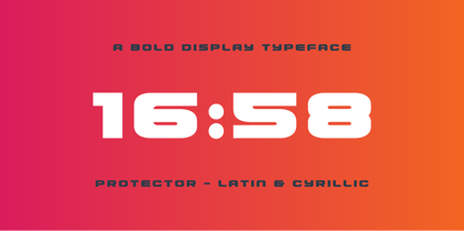 Protector Font Poster 14