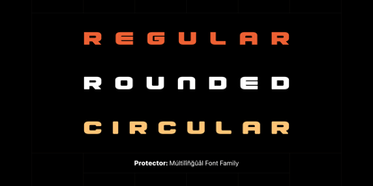 Protector Font Poster 4