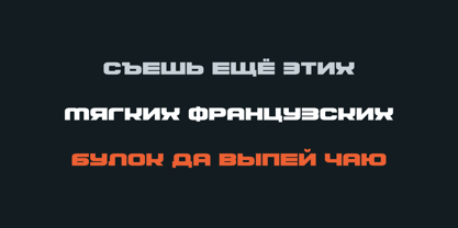 Protector Font Poster 13