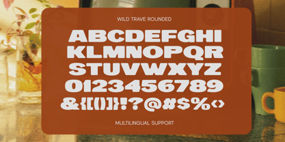 Wild Trave Font Poster 6