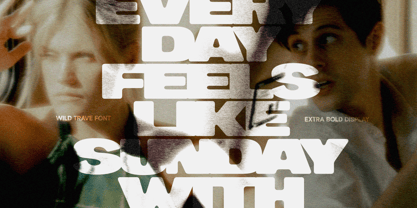 Wild Trave Font Poster 4
