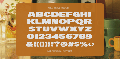 Wild Trave Font Poster 7