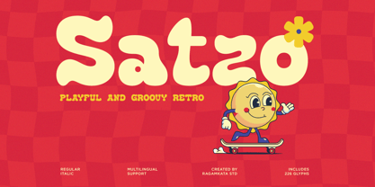 Satzo Font Poster 1