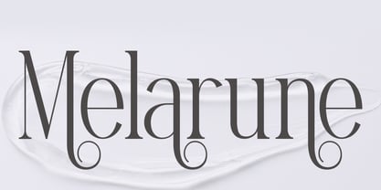 Melarune Font Poster 1