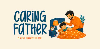 Caring Father Font Poster 1