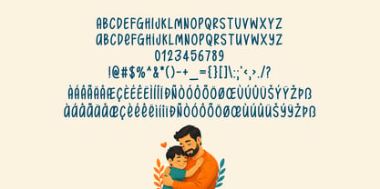 Caring Father Font Poster 6