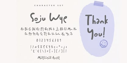 Soju Wye Font Poster 8