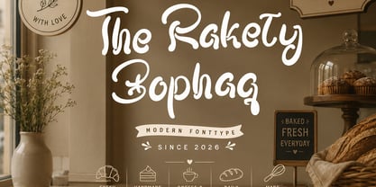 The Rakety Bophaq Font Poster 1