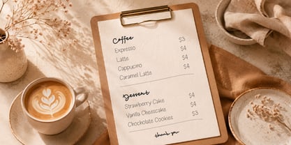 Elfariany Script Font Poster 9