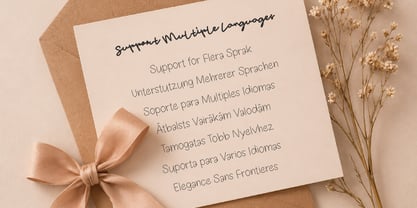 Elfariany Script Font Poster 10