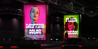Liquid Mirage Font Poster 4