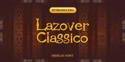 Lazover Classico Font Poster 1