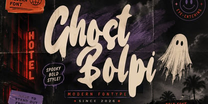 Ghost Bolpi Font Poster 1