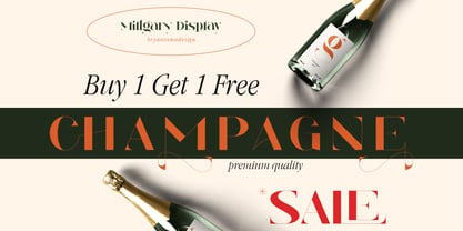 Millgary Font Poster 9