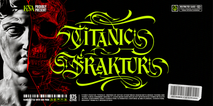 Titanic Fraktur Font Poster 1