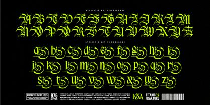 Titanic Fraktur Font Poster 2