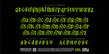 Titanic Fraktur Font Poster 6