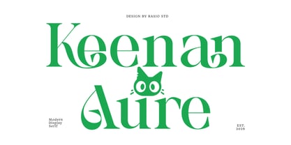 Keenan Aure Font Poster 1