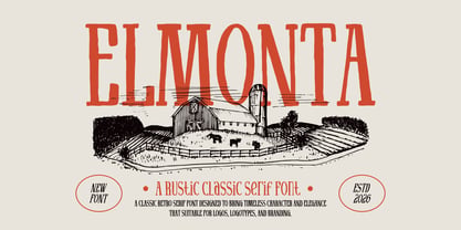 Elmonta Font Poster 1