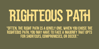 Antimythology Font Poster 6
