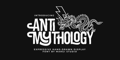 Antimythology Font Poster 1