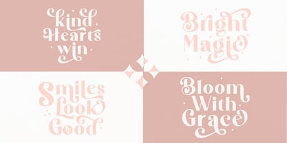 Thick Block Font Poster 8