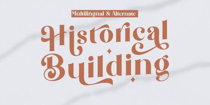Thick Block Font Poster 3