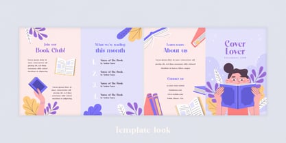 Thick Block Font Poster 5