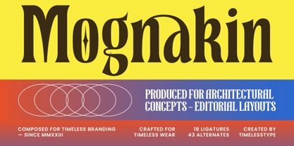 Mognakin Font Poster 1