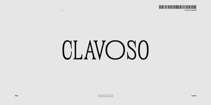 Clavoso Font Poster 1