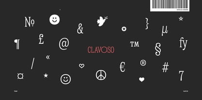 Clavoso Font Poster 7
