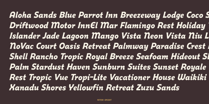 GW Motera Font Poster 10